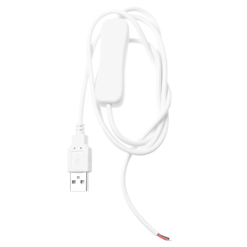 5V USB 2.0 Male Jack 2Pin 2 Wire Power Charge Cable Cord DIY 1m Wire With Switch
5V USB 2.0 Male Jack 2Pin 2 Wire Power Charge Cable Cord DIY 1m Wire With Switch