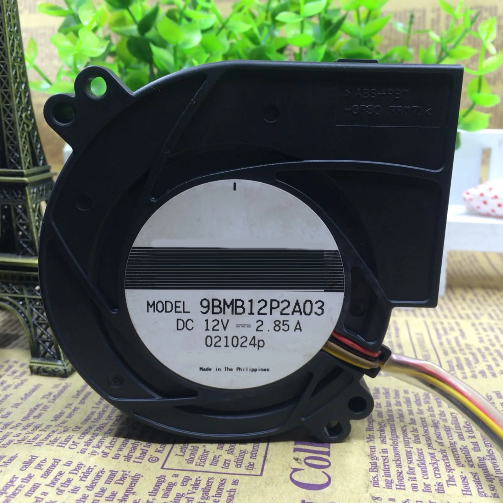 Cooling Fan 9BMB12P2A03 for Sanyo 9733 12V 2.85A 4-wire High Air Volume Turbo Cooler
Cooling Fan 9BMB12P2A03 for Sanyo 9733 12V 2.85A 4-wire High Air Volume Turbo Cooler