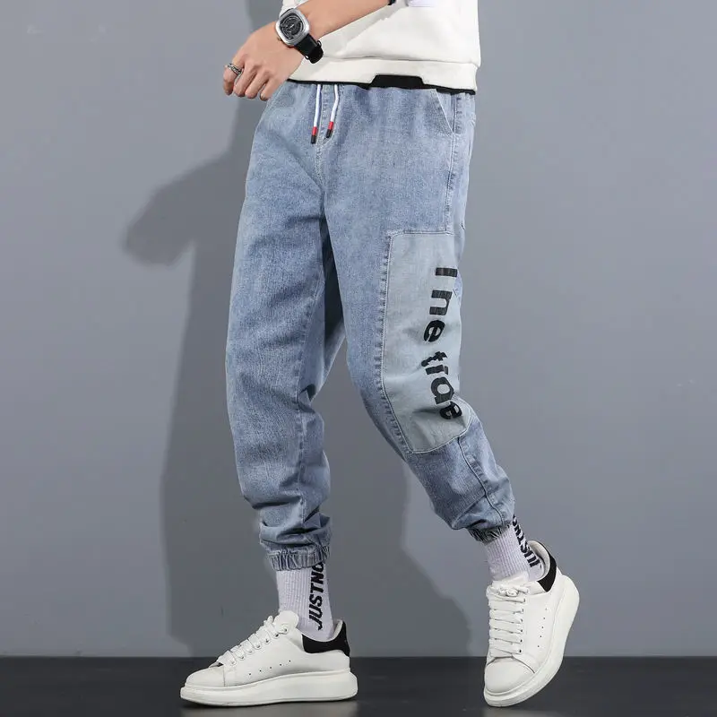 Summer tooling jeans men's Leggings Harlan fashion brand loose straight casual pants versatile Capris men's pants
Summer tooling jeans men's Leggings Harlan fashion brand loose straight casual pants versatile Capris men's pants