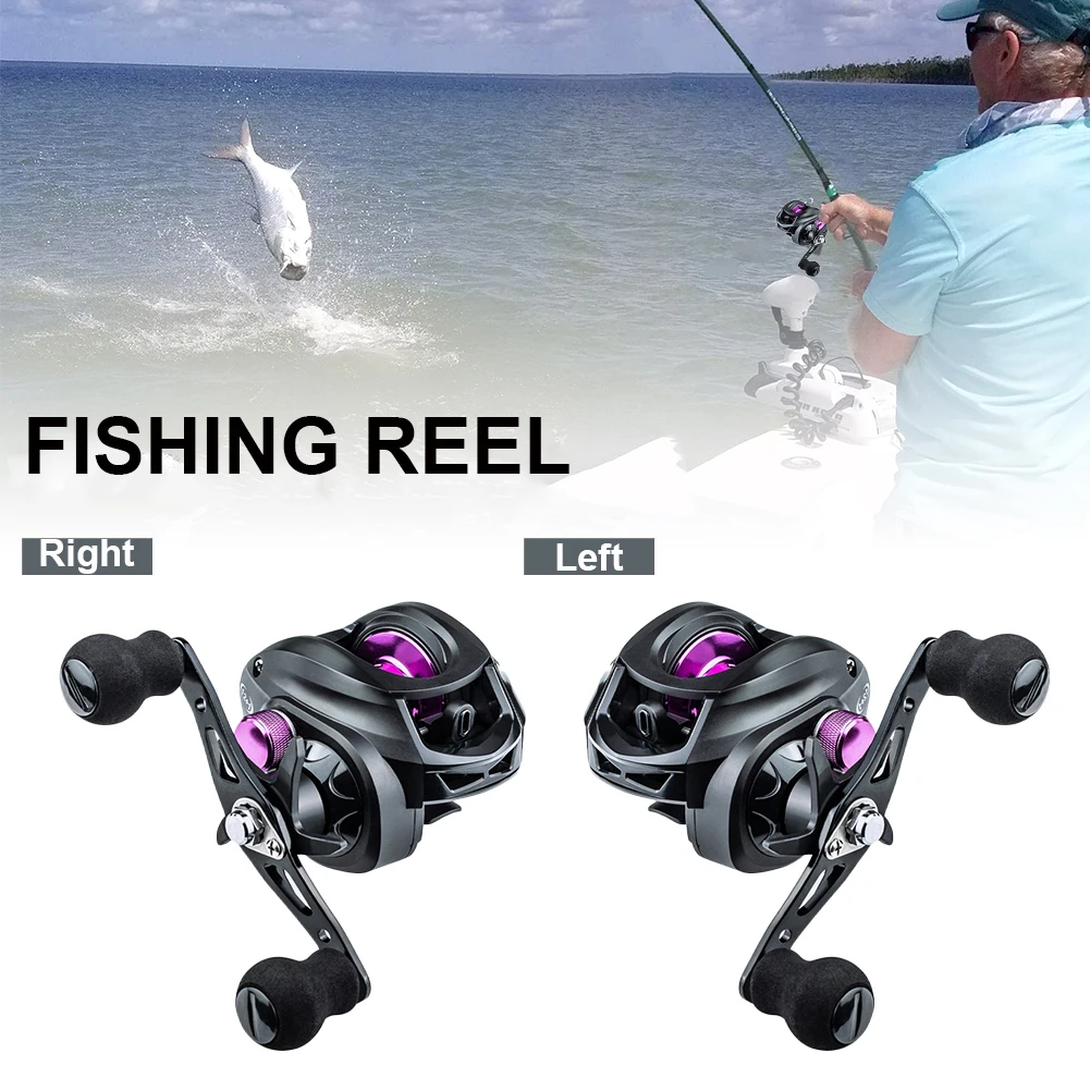 Baitcasting Reel 7.2:1 High Speed 8KG Max Drag 12+1BB Fishing Reel Bass Fishing Saltwater Baitcast Fishing Reel Accessories
Baitcasting Reel 7.2:1 High Speed 8KG Max Drag 12+1BB Fishing Reel Bass Fishing Saltwater Baitcast Fishing Reel Accessories