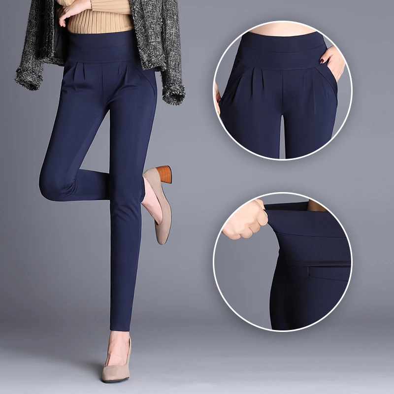 Spring New Slim Trousers Pants Womens High Waist Elastic Pants Plus Size Female Harem Pants Korean Woman Large Size Trousers 6XL
Spring New Slim Trousers Pants Womens High Waist Elastic Pants Plus Size Female Harem Pants Korean Woman Large Size Trousers 6XL