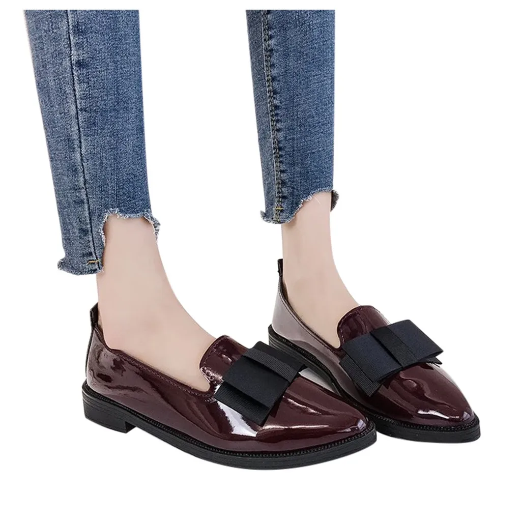 Classic Shallow Flats Casual Shoes Women Butterfly-knot Loafers Oxford Slip On Moccasins Female Pu Leather Footwear Flat Shoes
Classic Shallow Flats Casual Shoes Women Butterfly-knot Loafers Oxford Slip On Moccasins Female Pu Leather Footwear Flat Shoes