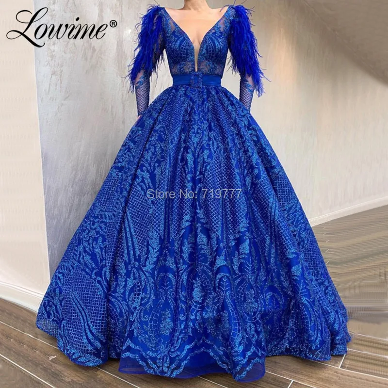Glitter Fabric Royal Blue Prom Dresses Feather Dubai Arabic V Neck Party Dress 2019 Robe De Soiree Islamic Muslim Evening Gowns
Glitter Fabric Royal Blue Prom Dresses Feather Dubai Arabic V Neck Party Dress 2019 Robe De Soiree Islamic Muslim Evening Gowns