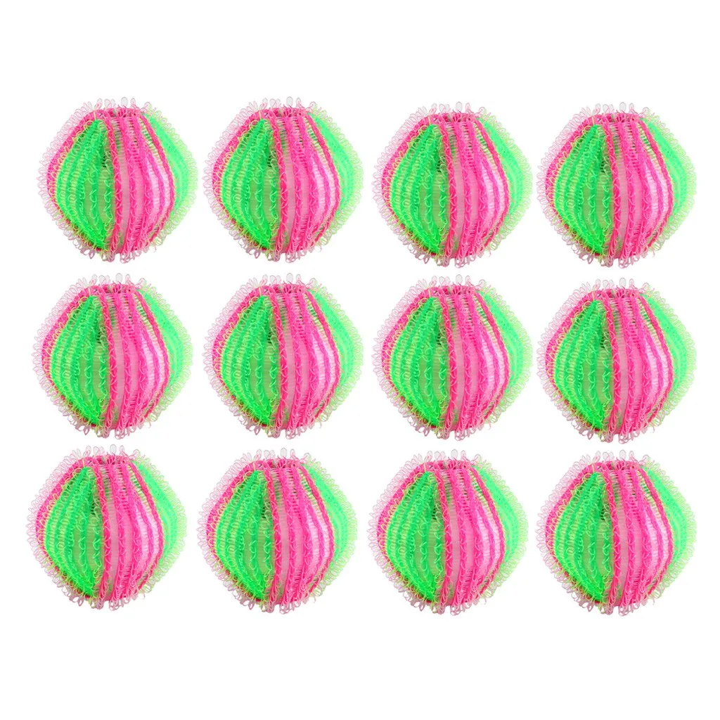 

12Pcs Laundry Wash Balls Clean Hair Lint Fluff Grabbing Laundry For Washing Machine Wash Ball Cleaning Washing Tools lavar roupa