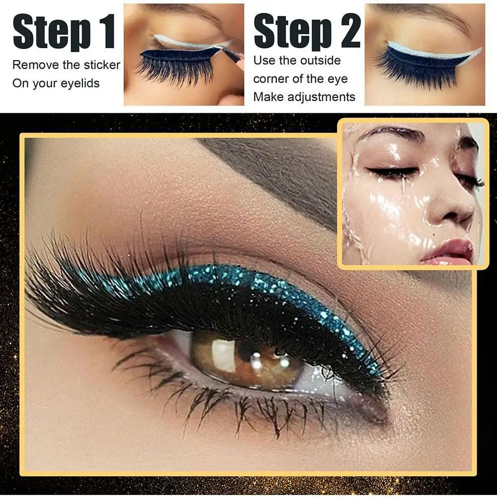 Reusable Eyeliner Eyelash Stickers Eyelid Tape Invisible Self-adhesive Eye Line Strip Sticker Sexy Smoky Eye Makeup Tool 4 Pairs
Reusable Eyeliner Eyelash Stickers Eyelid Tape Invisible Self-adhesive Eye Line Strip Sticker Sexy Smoky Eye Makeup Tool 4 Pairs