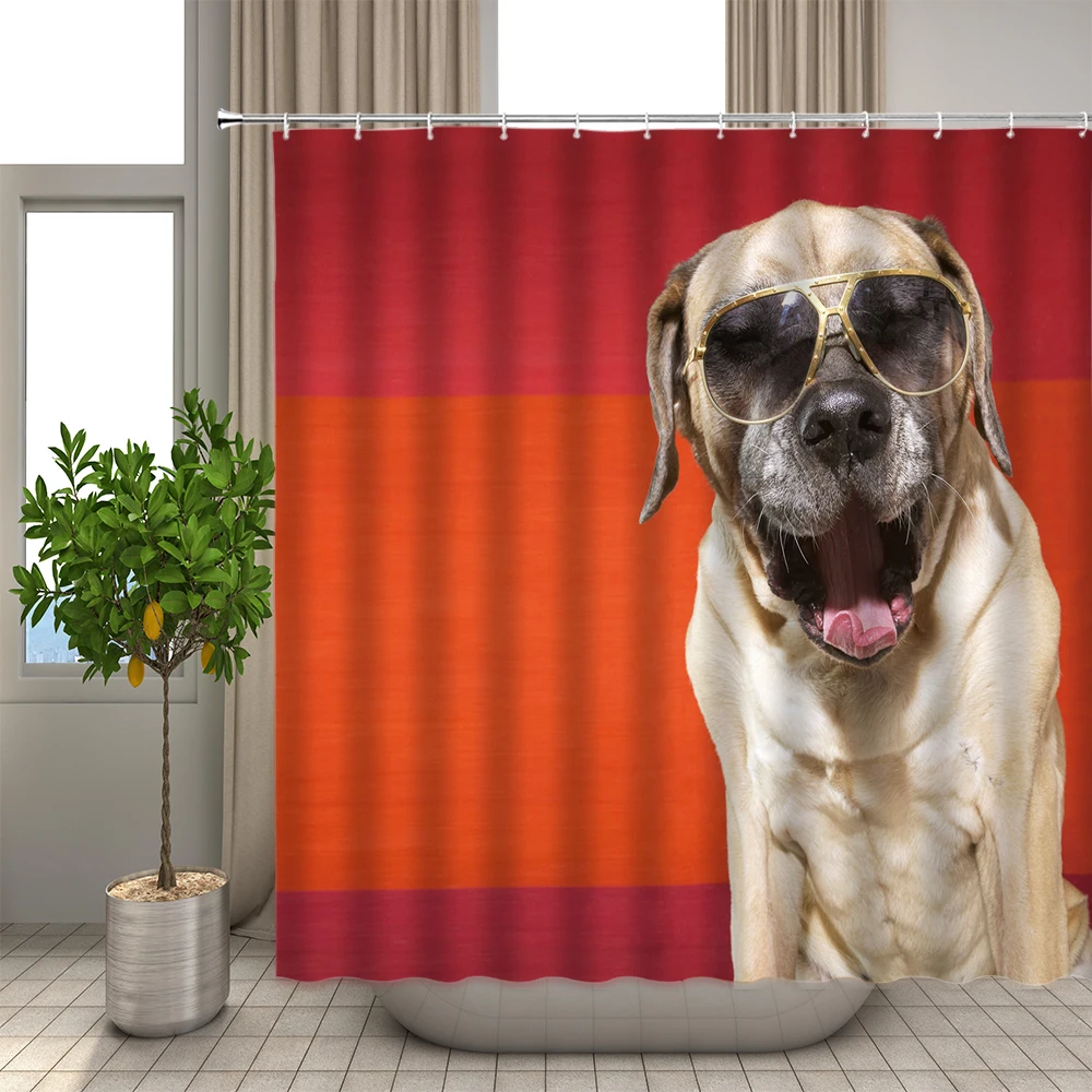 Funny Shower Curtains Bathroom Curtain With Hooks Decor Waterproof Cat Dog 3d Bath Creative Personality Polyester Fabric
Funny Shower Curtains Bathroom Curtain With Hooks Decor Waterproof Cat Dog 3d Bath Creative Personality Polyester Fabric