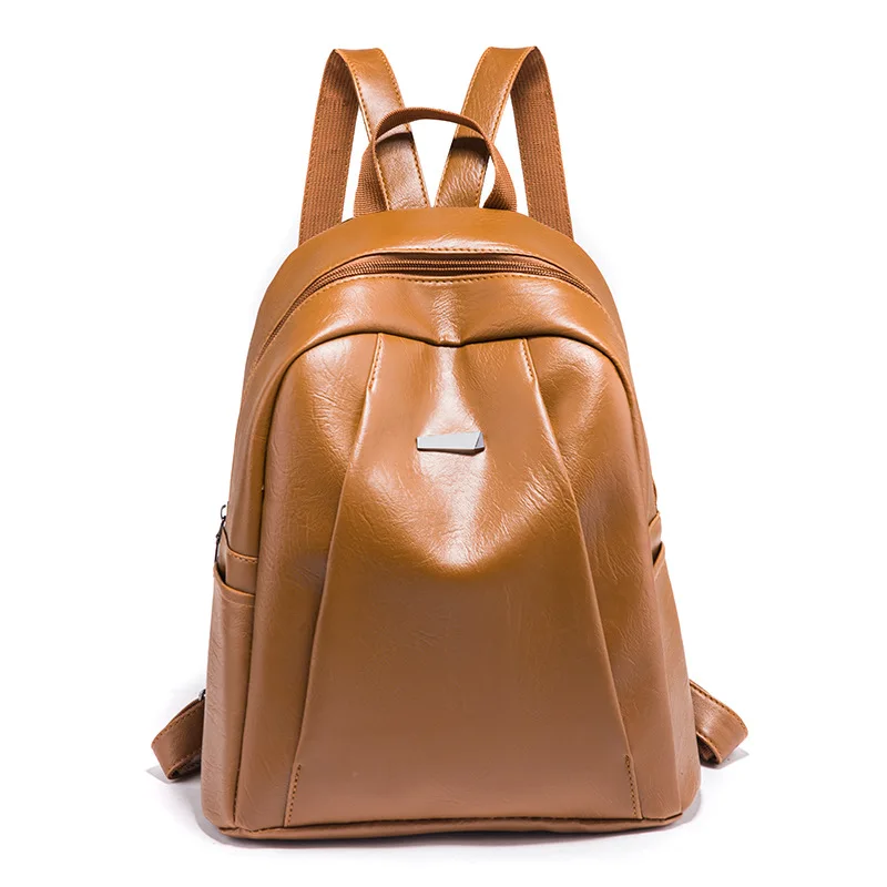 Женский рюкзак в простом стиле Молодежные кожаные ранцы для девочек подростков