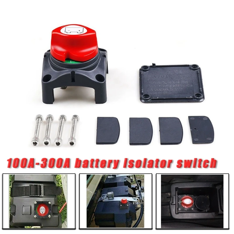 12V-60V 100A-300A Car RV Boat Marine Battery Selector Isolator Disconnect Switch Rotary Switchs Cut
12V-60V 100A-300A Car RV Boat Marine Battery Selector Isolator Disconnect Switch Rotary Switchs Cut