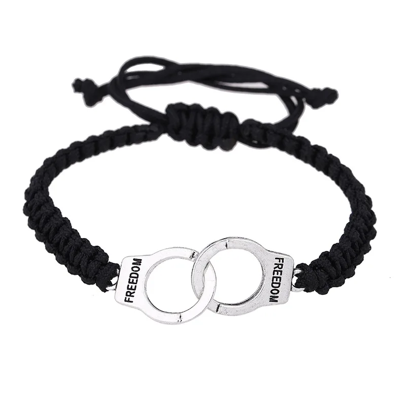 1 Pcs Handcuff Bracelet Adjustable Rope Bracelet for Women Men Friendship Couple Bracelets Matching Bracelets Vintage 
1 Pcs Handcuff Bracelet Adjustable Rope Bracelet for Women Men Friendship Couple Bracelets Matching Bracelets Vintage