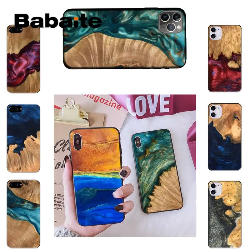 Babaite Wood Resin Protective Coque Phone Case For iPhone 8 7 6 6S Plus X XS MAX 5 5S SE XR 11 11pro promax 12 12Pro Promax
Babaite Wood Resin Protective Coque Phone Case For iPhone 8 7 6 6S Plus X XS MAX 5 5S SE XR 11 11pro promax 12 12Pro Promax