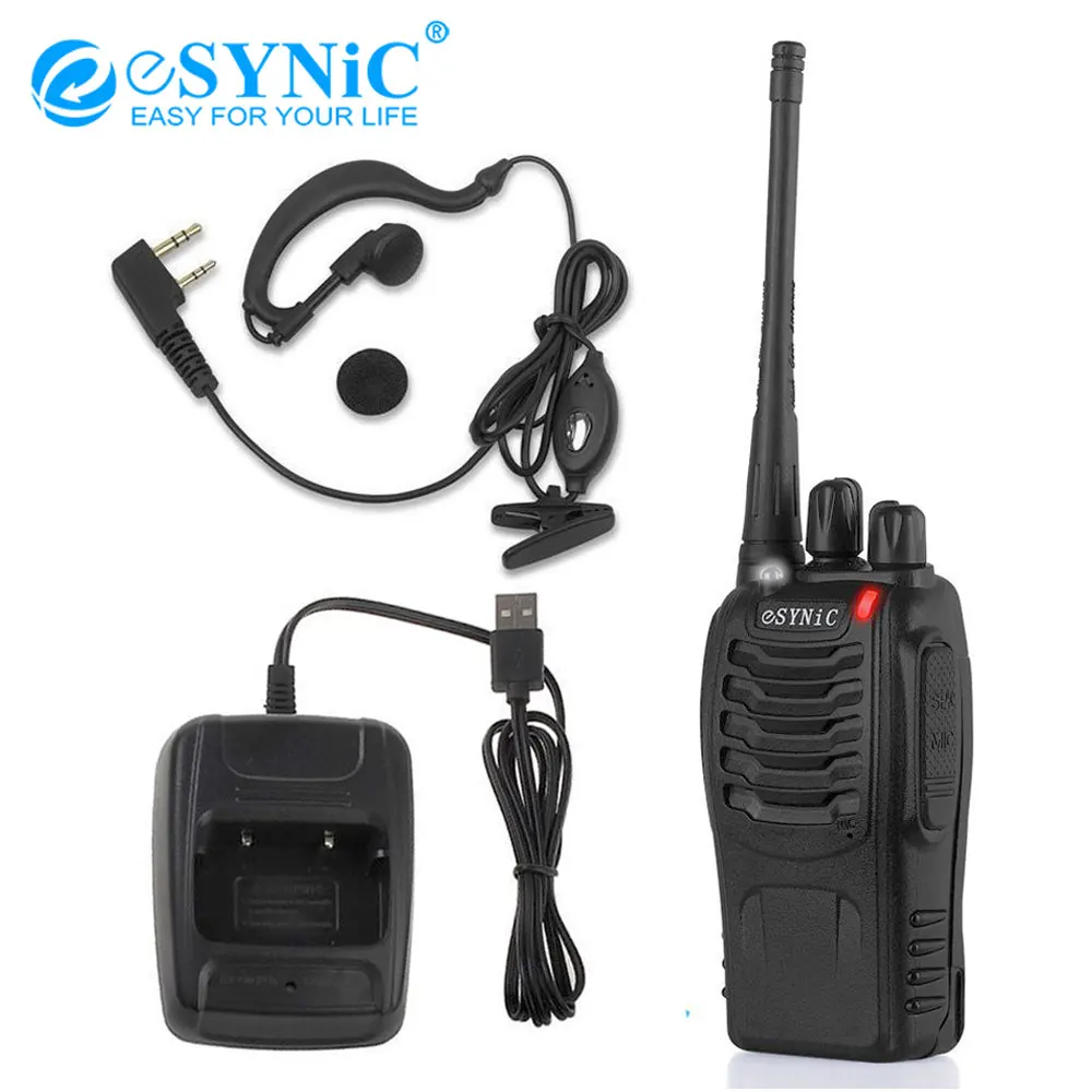eSYNiC 1Pcs Walkie Talkie UHF 400-470MHZ 5W16CH 2-Way Radio BF-888S with LED Light for Field Survival Camping Biking and Hiking 
eSYNiC 1Pcs Walkie Talkie UHF 400-470MHZ 5W16CH 2-Way Radio BF-888S with LED Light for Field Survival Camping Biking and Hiking