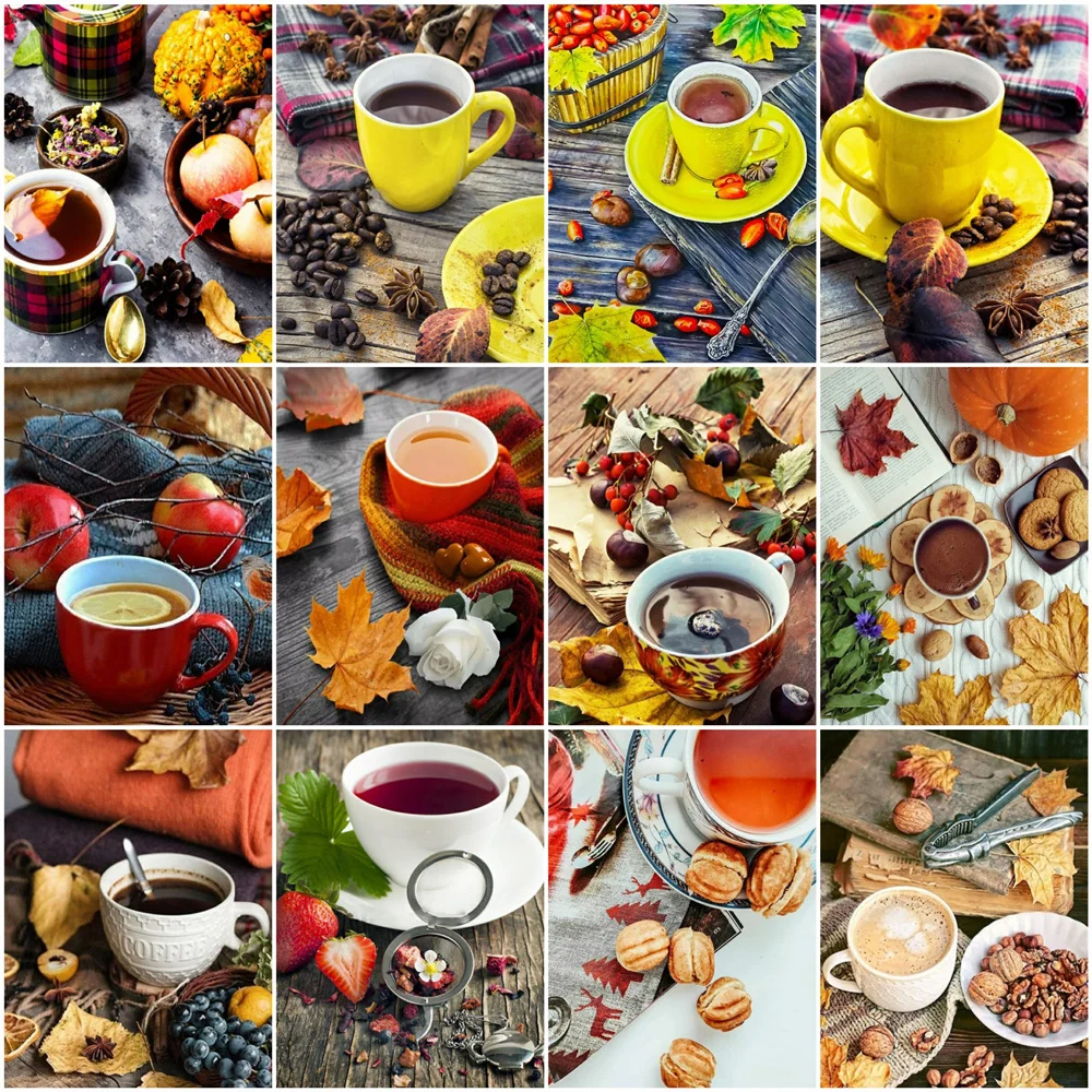 HUACAN Oil Painting By Number Coffee Cup For Adults Picture By Numbers Landscape Acrylic Paint On Canvas Home Decoration DIY 
HUACAN Oil Painting By Number Coffee Cup For Adults Picture By Numbers Landscape Acrylic Paint On Canvas Home Decoration DIY