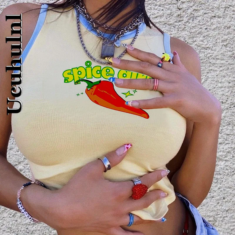 Ucuhulnl Punk Letter Print Khaki Tanks Casual Bodycon Long Sleeve Women Tops Streetwear Patchwork Summer Off Shoulder Crop Top
Ucuhulnl Punk Letter Print Khaki Tanks Casual Bodycon Long Sleeve Women Tops Streetwear Patchwork Summer Off Shoulder Crop Top