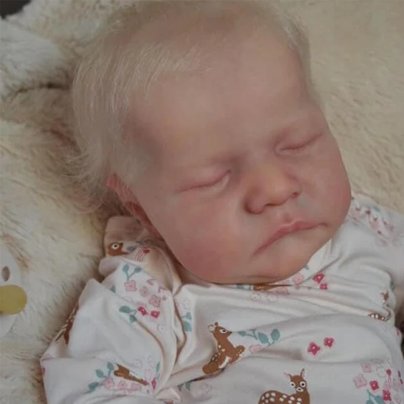 19In Realistic Baby Girl Doll with Eye-Closed Lifelike Newborn Sleeping Doll Caucasian Reborn Early Learning Infant Gift
19In Realistic Baby Girl Doll with Eye-Closed Lifelike Newborn Sleeping Doll Caucasian Reborn Early Learning Infant Gift