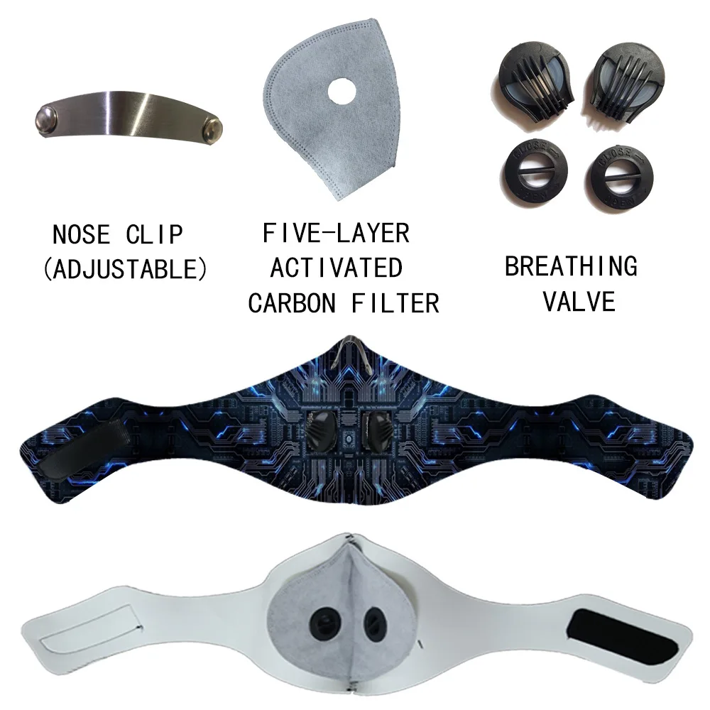 EXCARGO 2pcs Outdoor Relief Valves Masks Dust Face Mask For Women 3D Printing Activated Carbon Filter Mask
EXCARGO 2pcs Outdoor Relief Valves Masks Dust Face Mask For Women 3D Printing Activated Carbon Filter Mask