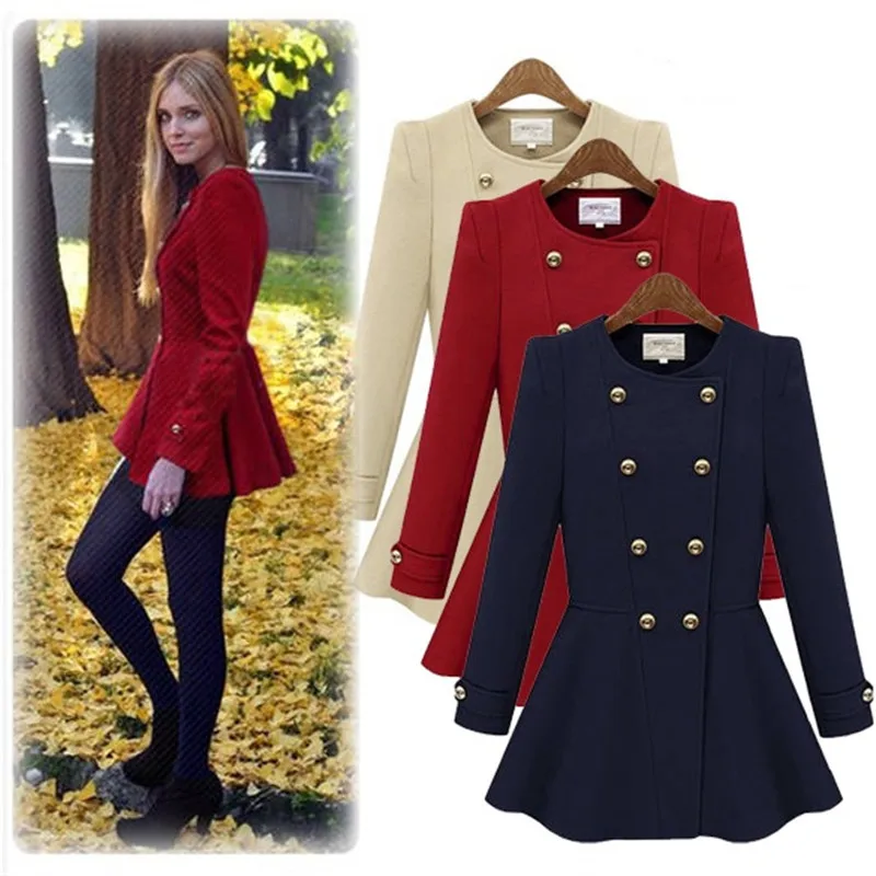 Women Fashion O-neck Double Breasted Warm Thick Coat Slim Winter Jacket Overcoat
Women Fashion O-neck Double Breasted Warm Thick Coat Slim Winter Jacket Overcoat