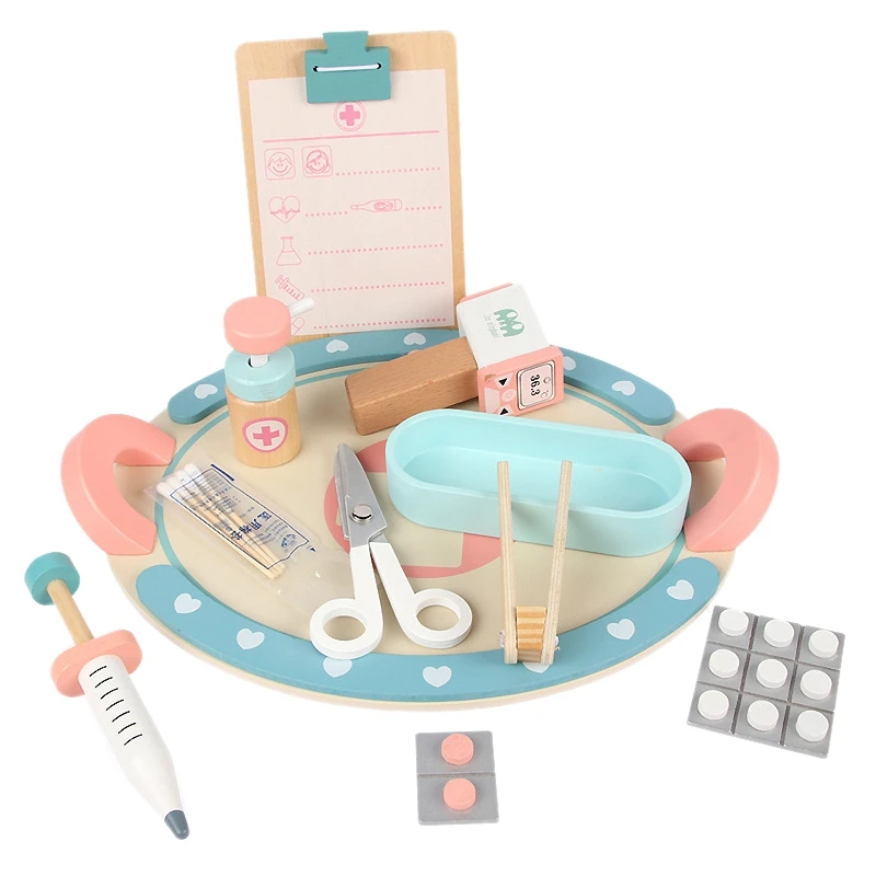 Kid Wooden Simulation Small Set Toys Boys Girls to Imitate the Nurse to See Injection Play Toys
Kid Wooden Simulation Small Set Toys Boys Girls to Imitate the Nurse to See Injection Play Toys