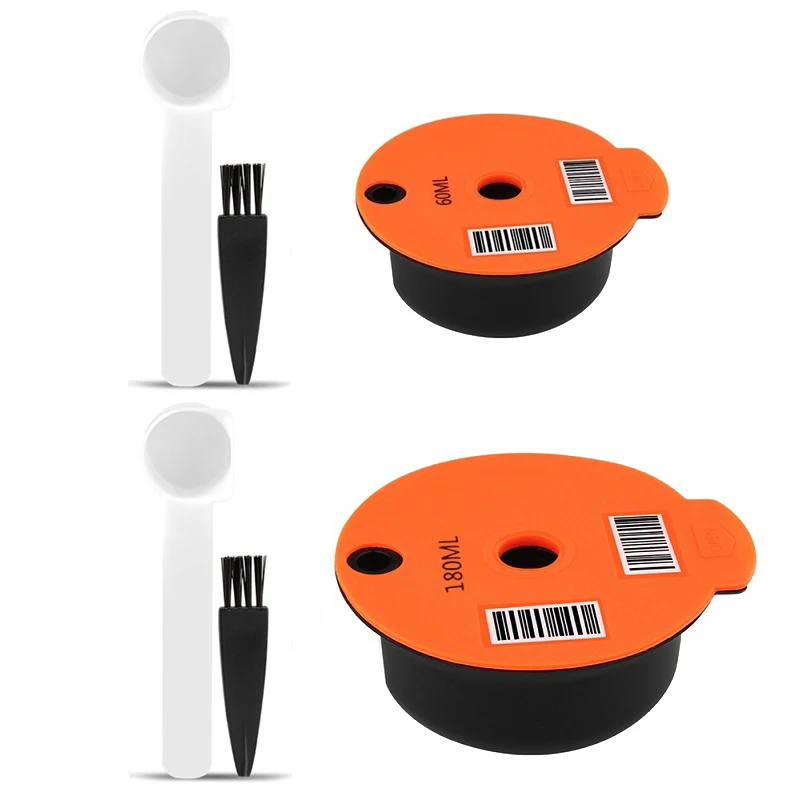 60Ml and 180Ml Reusable Coffee Capsules for BO-SCH Machine Tassim Refillable Coffee Capsule Pod
60Ml and 180Ml Reusable Coffee Capsules for BO-SCH Machine Tassim Refillable Coffee Capsule Pod