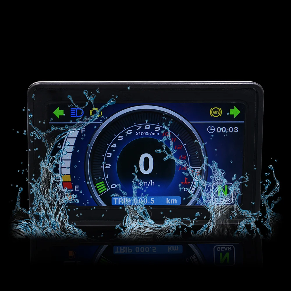 Motorcycle LCD Meter Waterproof Tachometer Odometer Multifunction Touching
Motorcycle LCD Meter Waterproof Tachometer Odometer Multifunction Touching