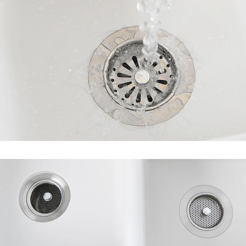 New Stainless Steel Kitchen Sink Strainer Stopper Waste Plug Sink Filter Filtre Lavabo Bathroom Hair Catcher Kitchen Accessories
New Stainless Steel Kitchen Sink Strainer Stopper Waste Plug Sink Filter Filtre Lavabo Bathroom Hair Catcher Kitchen Accessories