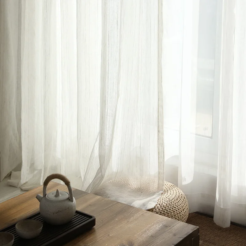 Curtains for Living Room Nordic Cotton Linen Curtains Japanese Style Pastoral Country New Home Balcony Voile Drapes
Curtains for Living Room Nordic Cotton Linen Curtains Japanese Style Pastoral Country New Home Balcony Voile Drapes