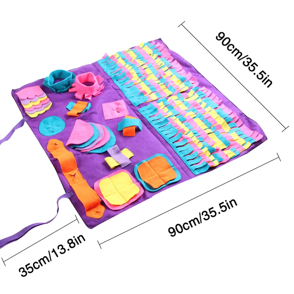 Pet Dog Snuffle Mat Pet Sniffing Training Blanket Detachable Fleece Pads Dog Mat Relieve Stress Nosework Puzzle Toy pet pad
Pet Dog Snuffle Mat Pet Sniffing Training Blanket Detachable Fleece Pads Dog Mat Relieve Stress Nosework Puzzle Toy pet pad