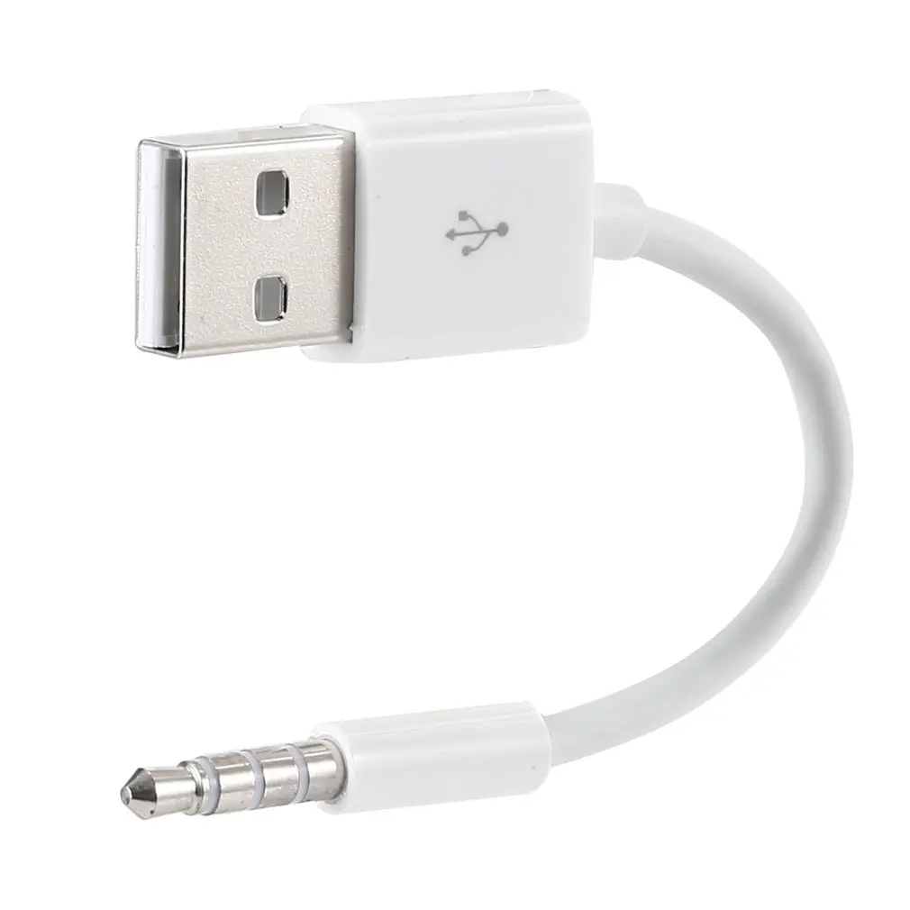 Portable Short USB Charger Data SYNC Cable 3.5mm Jack Adapter Charging Cord Line for Apple iPod MP3 Player
Portable Short USB Charger Data SYNC Cable 3.5mm Jack Adapter Charging Cord Line for Apple iPod MP3 Player