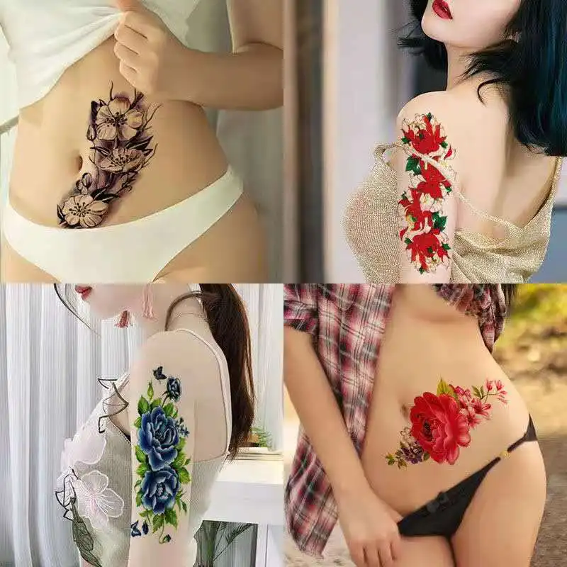 Rose 3d waterproof tattoo stickers female simulation long-lasting large flowers to cover scars on abdomen flower arm arm realist
Rose 3d waterproof tattoo stickers female simulation long-lasting large flowers to cover scars on abdomen flower arm arm realist