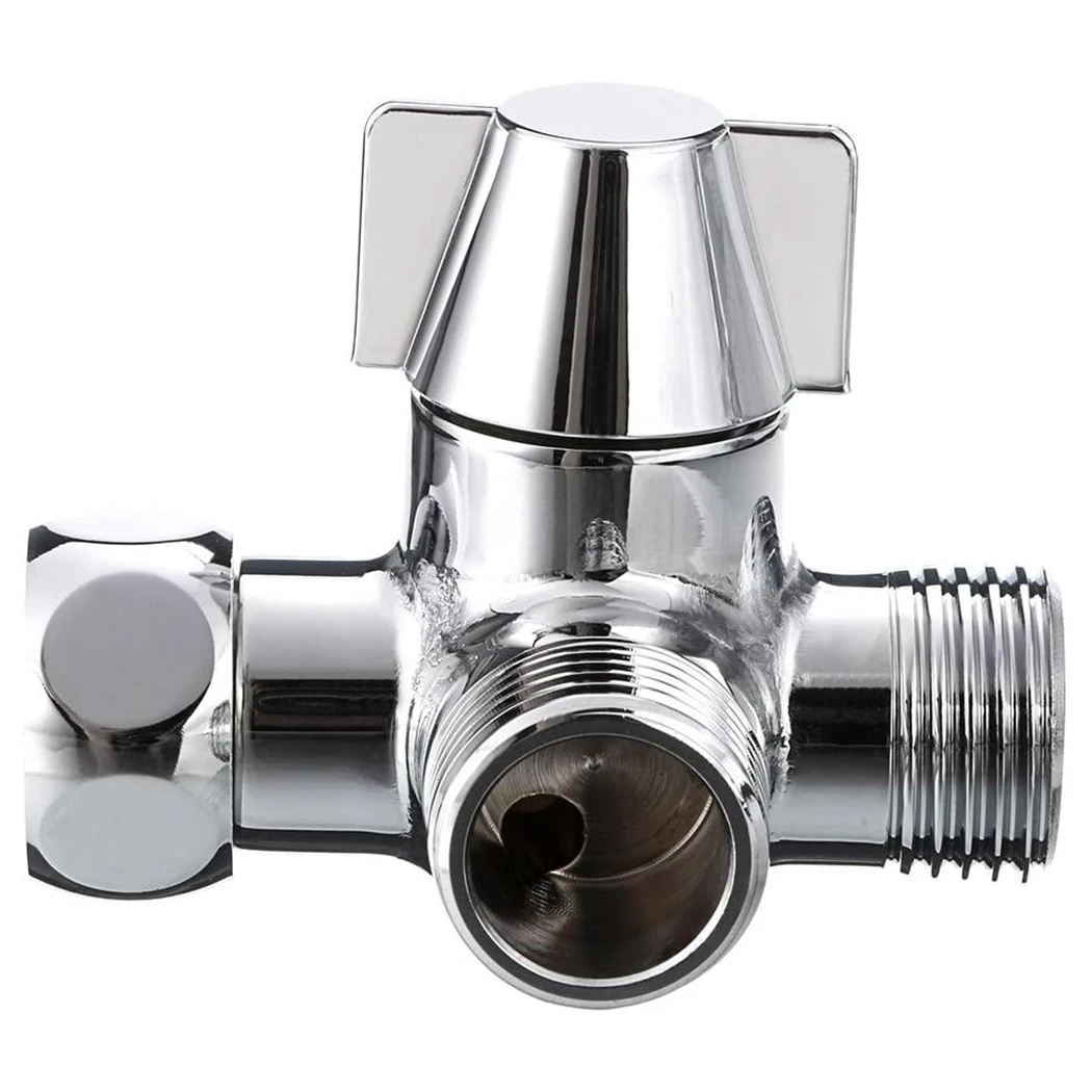 Shower Hose Splitter Brass 3 Way Diverter 1/2" Hand Shower T Adapter Water Valve Connector For Toilet Bidet Bathroom Accessories
Shower Hose Splitter Brass 3 Way Diverter 1/2" Hand Shower T Adapter Water Valve Connector For Toilet Bidet Bathroom Accessories