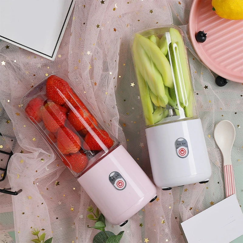 Portable Blender Juicer Cup, Rechargeable Single Serve Blender, Personal Size Blender For Squeezing Juice, White/Pink
Portable Blender Juicer Cup, Rechargeable Single Serve Blender, Personal Size Blender For Squeezing Juice, White/Pink