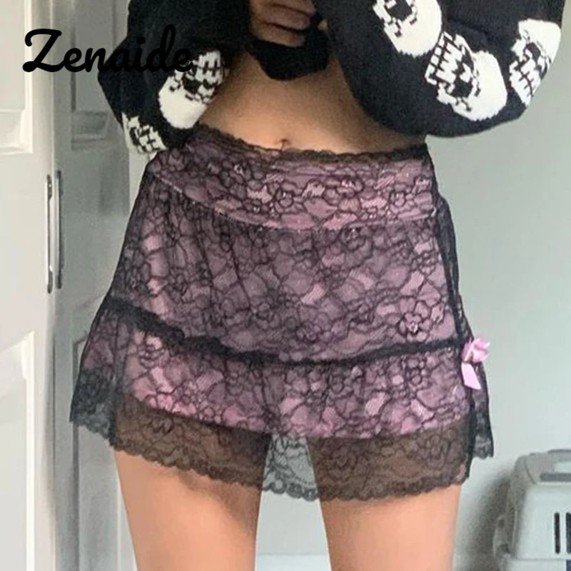 Женские винтажные кружевные мини-юбки Zenaide, летняя одежда для e-girl в стиле пэчворк, короткие юбки с высокой талией, 2021
Женские винтажные кружевные мини-юбки Zenaide, летняя одежда для e-girl в стиле пэчворк, короткие юбки с высокой талией, 2021