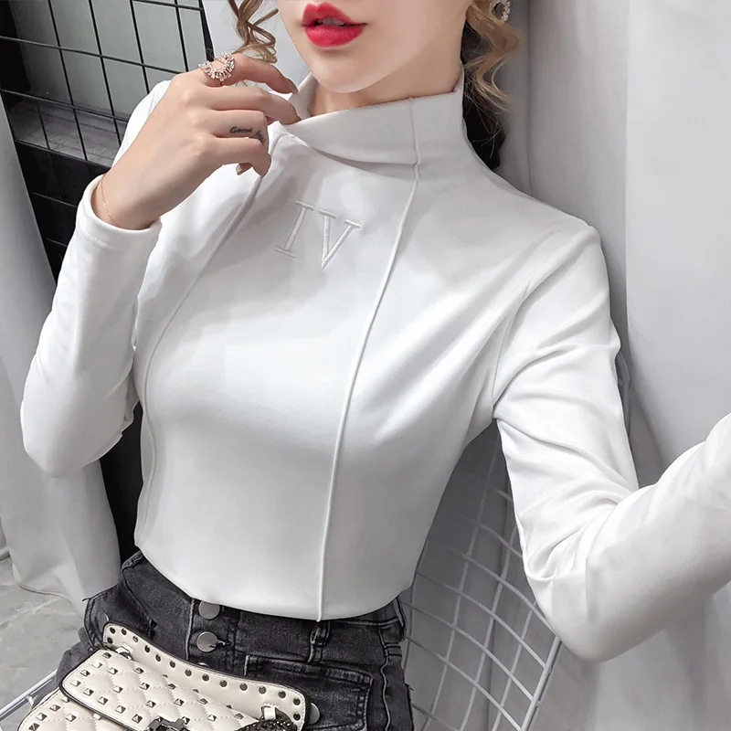 Новая модная рубашка с высоким воротником и длинным рукавом, Осень-зима 2021
Новая модная рубашка с высоким воротником и длинным рукавом, Осень-зима 2021