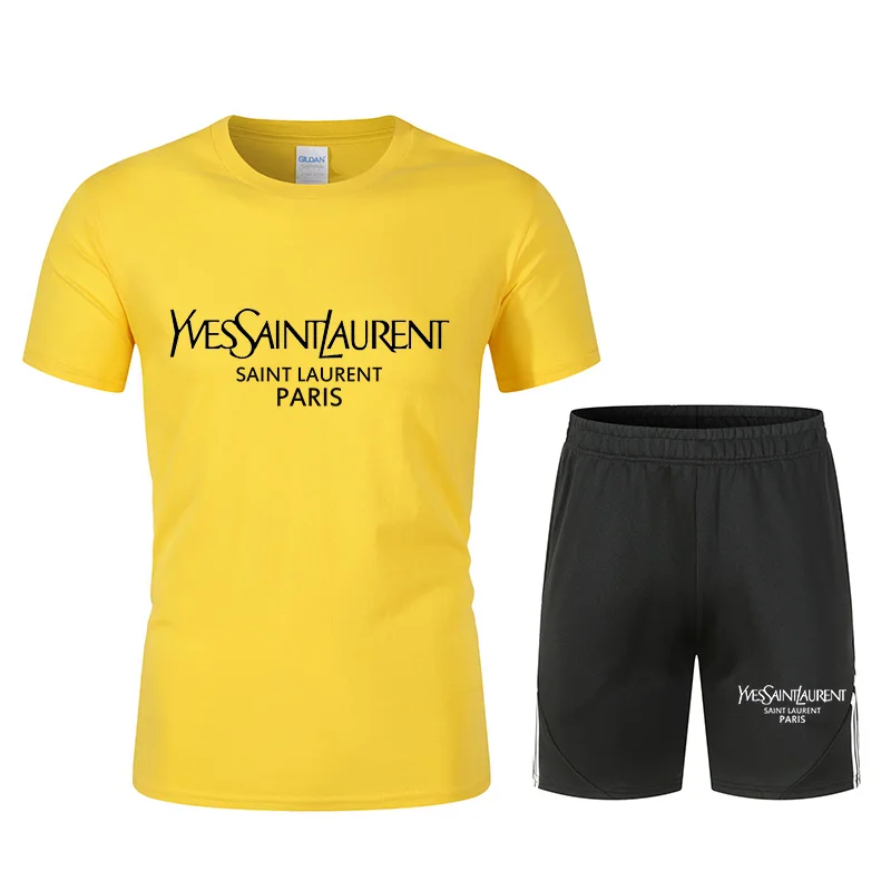 2021 Men Casual Set Fashion 2 PCS Sweat Suit Short Sleeve T-shirt Shorts Sets Male Sportswear Tracksuit Summer Sportsuit
2021 Men Casual Set Fashion 2 PCS Sweat Suit Short Sleeve T-shirt Shorts Sets Male Sportswear Tracksuit Summer Sportsuit