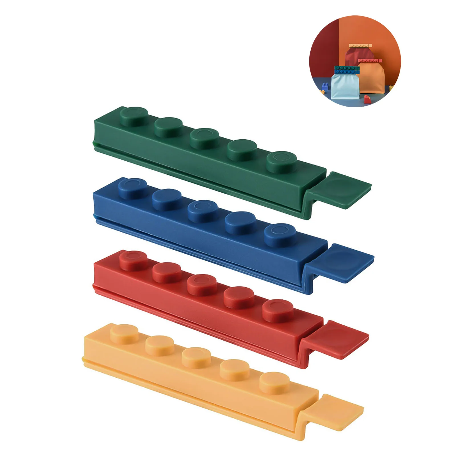4pcs Portable Sealer Clamp Food Sealing Clip Snack Seal Sealing Bag Clips Vacuum Clamp Tool Home Kitchen Storage Accessories
4pcs Portable Sealer Clamp Food Sealing Clip Snack Seal Sealing Bag Clips Vacuum Clamp Tool Home Kitchen Storage Accessories