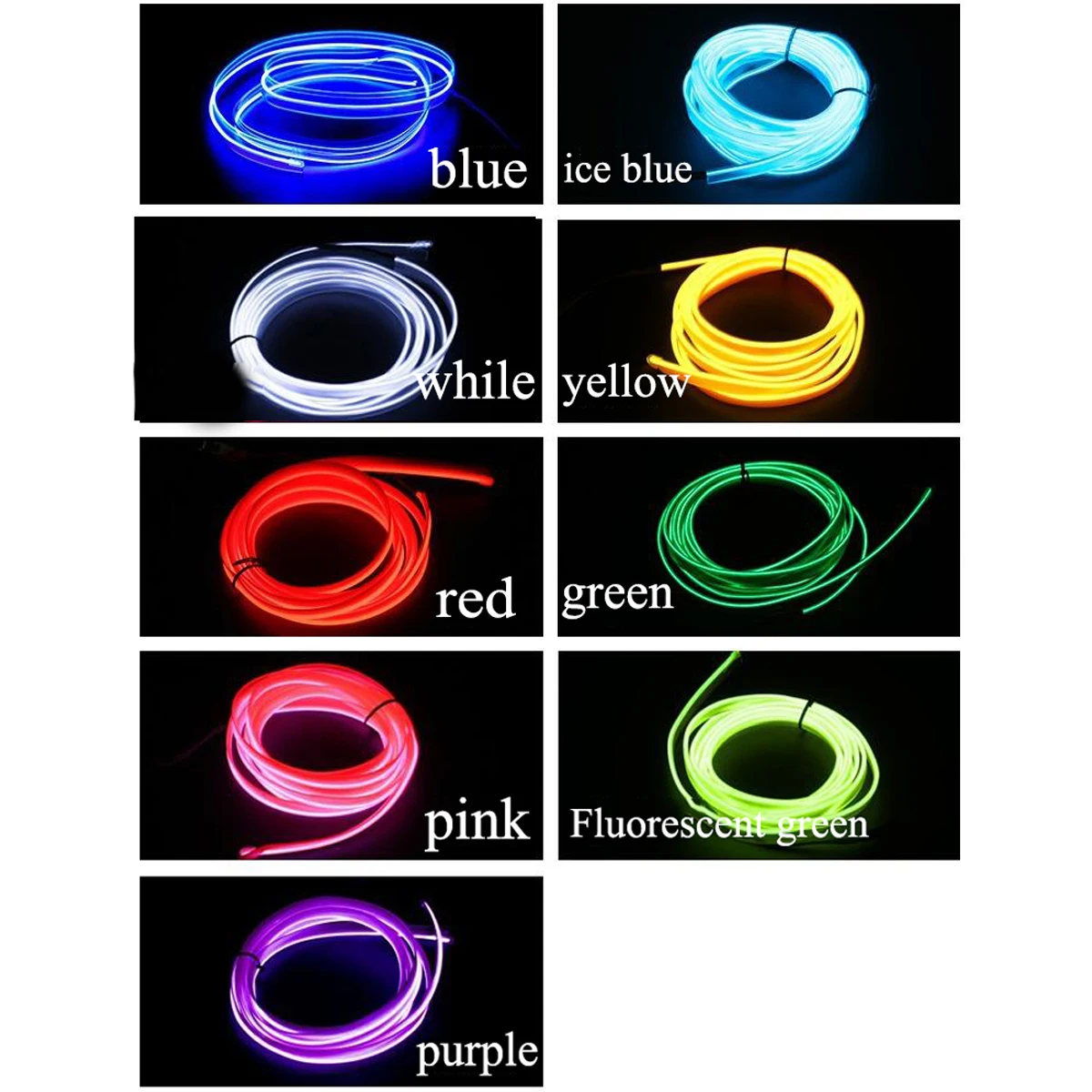 Car LED Strips 2 Meters Auto Decoration Atmosphere Lamp 12V Flexible Neon EL Wire Rope Indoor Interior LED Car Light DIY
Car LED Strips 2 Meters Auto Decoration Atmosphere Lamp 12V Flexible Neon EL Wire Rope Indoor Interior LED Car Light DIY