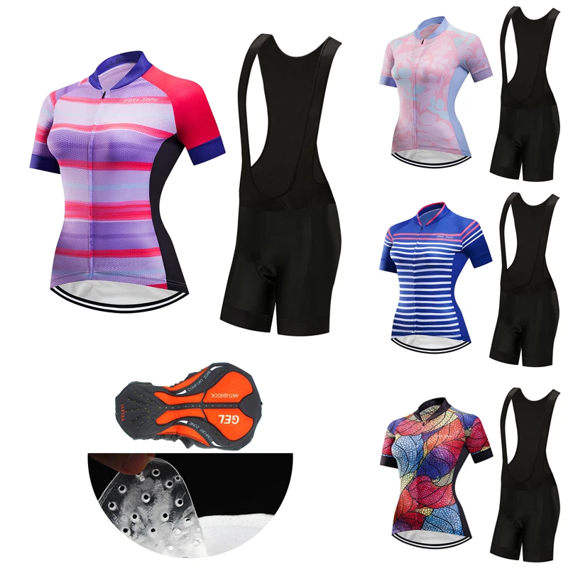 Fashion Women Lycra Road Bike Clothing BIB Gel Shorts 2022 Summer Bicycle Clothes MTB Suit Female Cycling Jersey Set Uniform Kit
Fashion Women Lycra Road Bike Clothing BIB Gel Shorts 2022 Summer Bicycle Clothes MTB Suit Female Cycling Jersey Set Uniform Kit