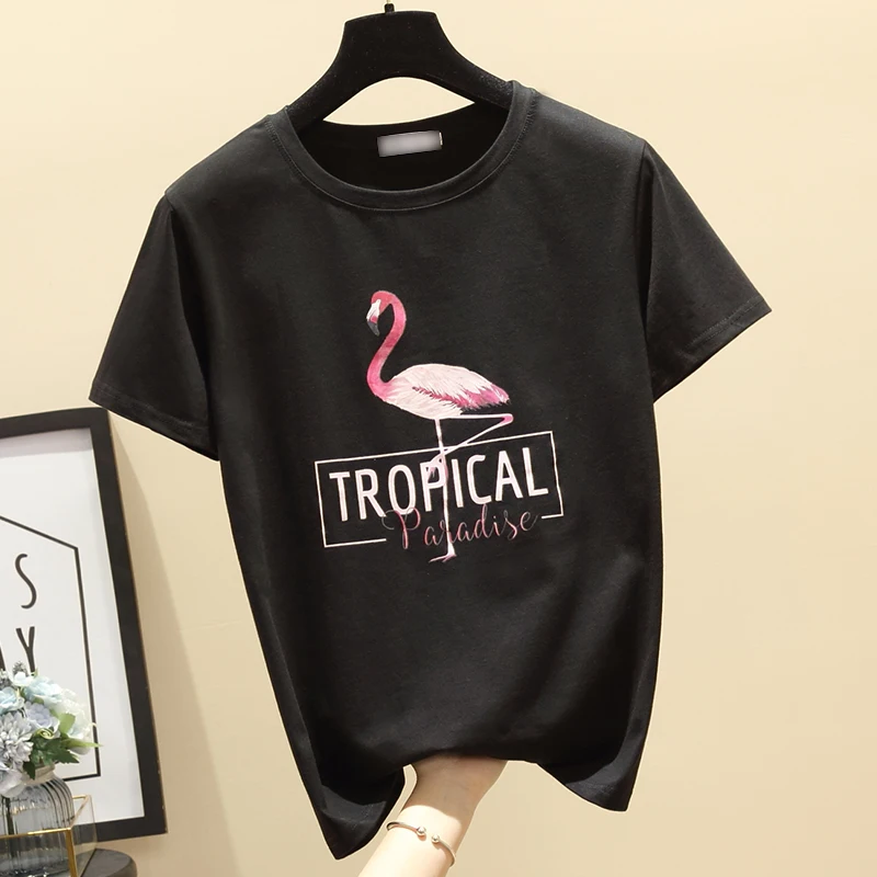 Korean T shirt Women Clothes Summer Pink Harajuku Cotton TShirt Women Tops Kawaii Print Black White Vintage Tee Shirt 2021
Korean T shirt Women Clothes Summer Pink Harajuku Cotton TShirt Women Tops Kawaii Print Black White Vintage Tee Shirt 2021