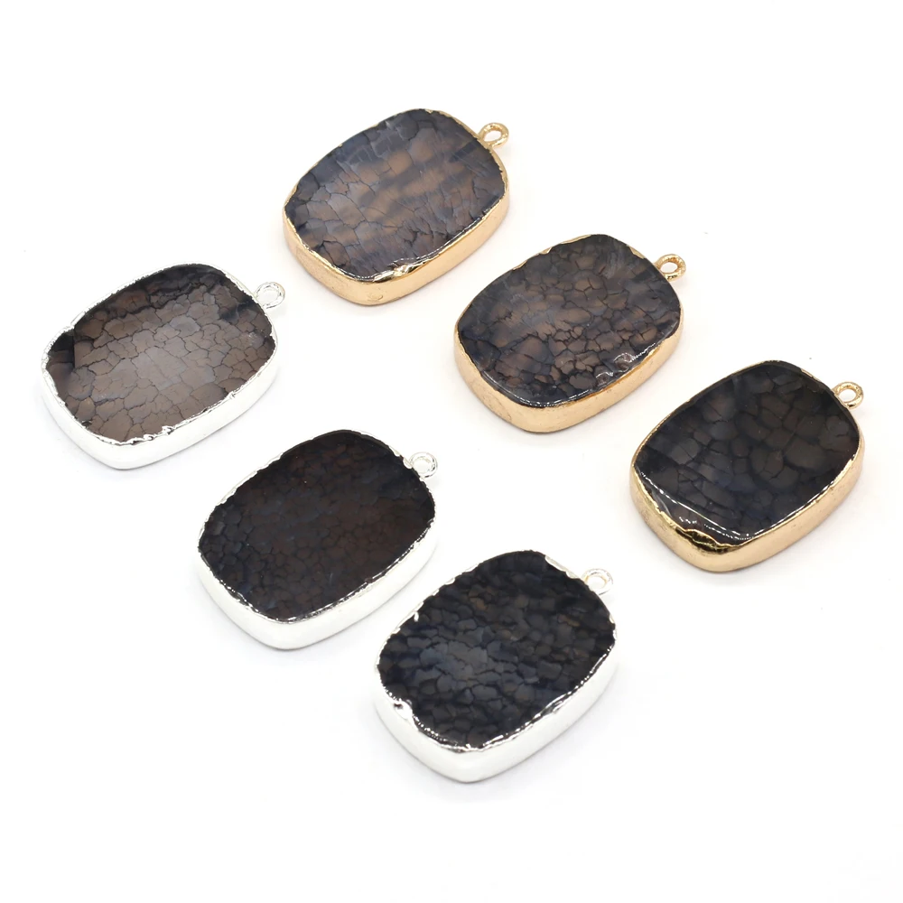 Natural Stone Agates Pendants Irregular Gold plated Gemstone Charms for Jewelry Making Diy Women Necklace Earrings Gifts
Natural Stone Agates Pendants Irregular Gold plated Gemstone Charms for Jewelry Making Diy Women Necklace Earrings Gifts