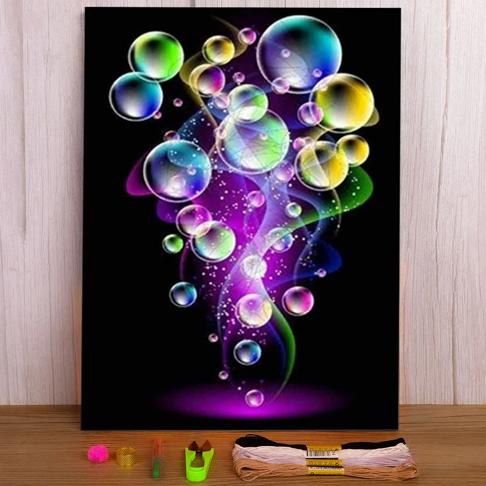 Набор для вышивки крестом 11CT с цветными цветами 
Набор для вышивки крестом 11CT с цветными цветами