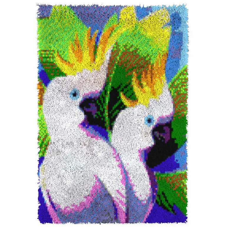 Latch Hook Rug Bird Crocheting Tapestry Kits DIY Carpet Rug Chunky Yarn Needlework Knitted Floor
Latch Hook Rug Bird Crocheting Tapestry Kits DIY Carpet Rug Chunky Yarn Needlework Knitted Floor