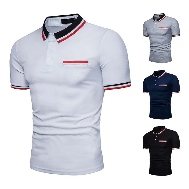 Men Polo Men Shirt Short Sleeve Polo Shirt Contrast Color Polo New Clothing Summer Streetwear Casual Fashion Men tops shirt
Men Polo Men Shirt Short Sleeve Polo Shirt Contrast Color Polo New Clothing Summer Streetwear Casual Fashion Men tops shirt