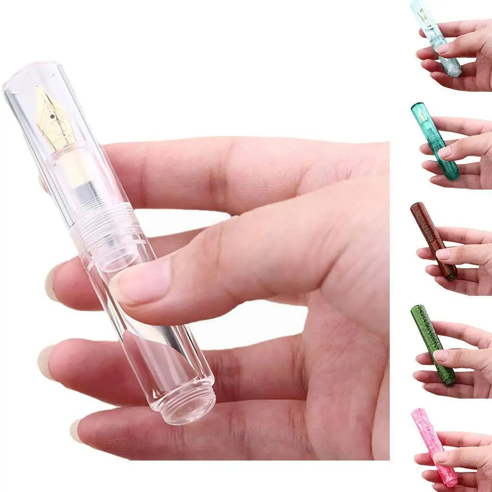 Portable Short Fountain Pen Resin Material Ink Pen Sign Pen F Office 0.5mm School Stationery Pen Student Business N Q0x5
Portable Short Fountain Pen Resin Material Ink Pen Sign Pen F Office 0.5mm School Stationery Pen Student Business N Q0x5