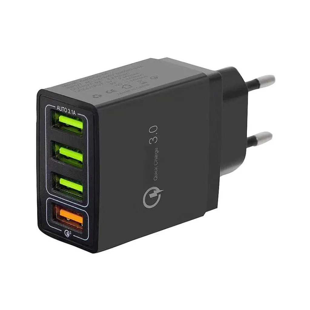 Быстрое зарядное устройство 3 0 USB для Samsung A50 A30 iPhone 7 8 Huawei P30 планшет QC сетевое