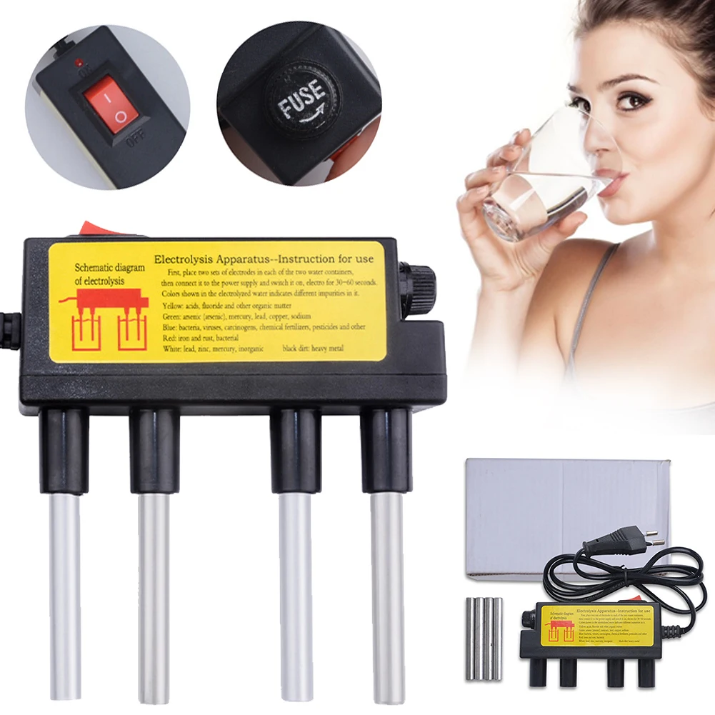 Hot Protable Household Water Quality Electrolyser Test Electrolysis Iron Bars Water Tester Purity Level Meter PH Testing Tool
Hot Protable Household Water Quality Electrolyser Test Electrolysis Iron Bars Water Tester Purity Level Meter PH Testing Tool