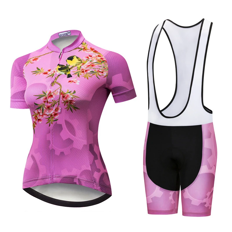 Summer Pro Cycling Set Women Mountain Bike Clothing Summer Female Bicycle Clothes Breathable Quick Dry Cycling Wear 9D Gel Pad 
Summer Pro Cycling Set Women Mountain Bike Clothing Summer Female Bicycle Clothes Breathable Quick Dry Cycling Wear 9D Gel Pad
