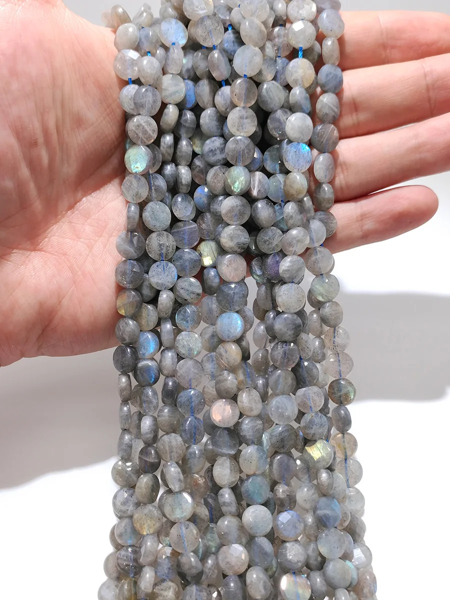 Natural Stone Blu-ray Labradorite Beads Faceted Stone Round Shape Loose For Jewelry Making DIY Necklace Bracelet 15'' 10mm
Natural Stone Blu-ray Labradorite Beads Faceted Stone Round Shape Loose For Jewelry Making DIY Necklace Bracelet 15'' 10mm