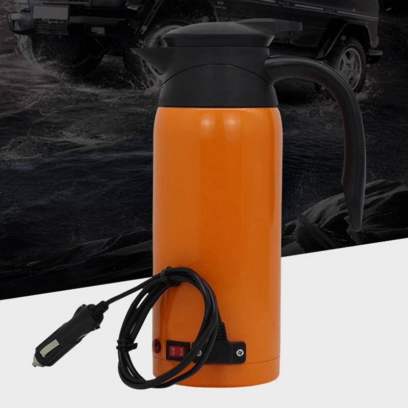 12-24V 800ML Stainless Steel Safe Car Electric Heated Water Kettle Bottle Cup Travel Car Kettle Car Heater
12-24V 800ML Stainless Steel Safe Car Electric Heated Water Kettle Bottle Cup Travel Car Kettle Car Heater