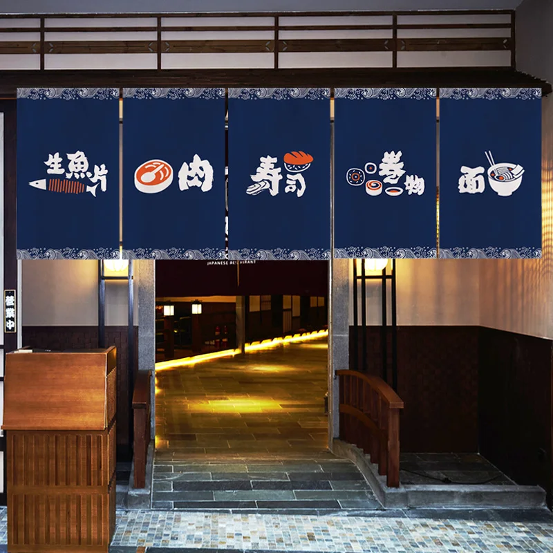 Japanese Kitchen Short Curtain Sushi Shop Decoration Hanging Curtain Flag Curtain Partition Curtain Half Curtain
Japanese Kitchen Short Curtain Sushi Shop Decoration Hanging Curtain Flag Curtain Partition Curtain Half Curtain