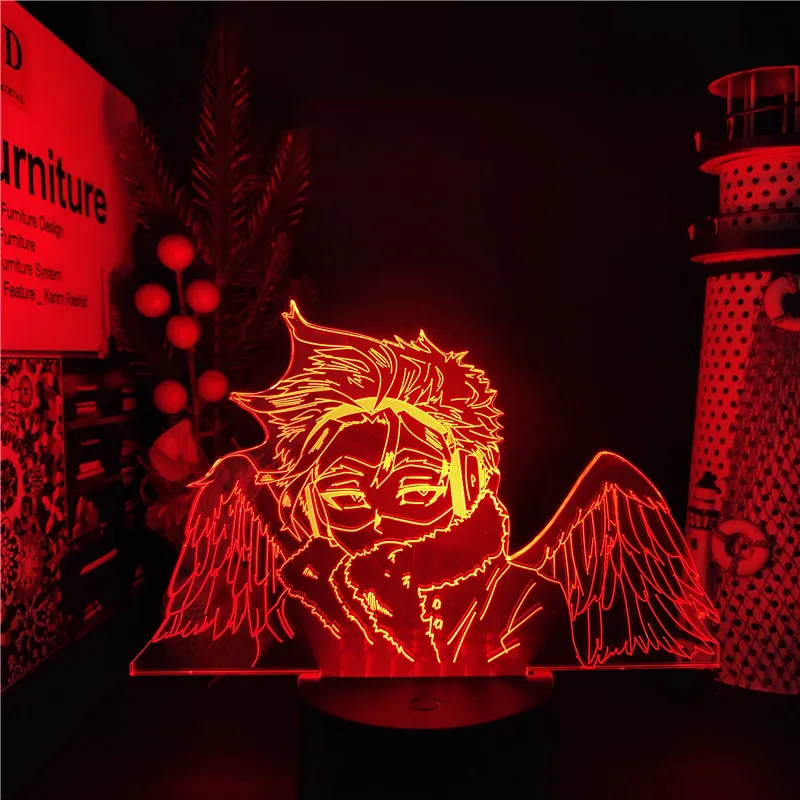 Boku no Hero Academia Hawks Acrylic 3D Night Light Anime LED Color Changing Nightlight Kids Bedroom Decoration Light Xmas Gifts
Boku no Hero Academia Hawks Acrylic 3D Night Light Anime LED Color Changing Nightlight Kids Bedroom Decoration Light Xmas Gifts