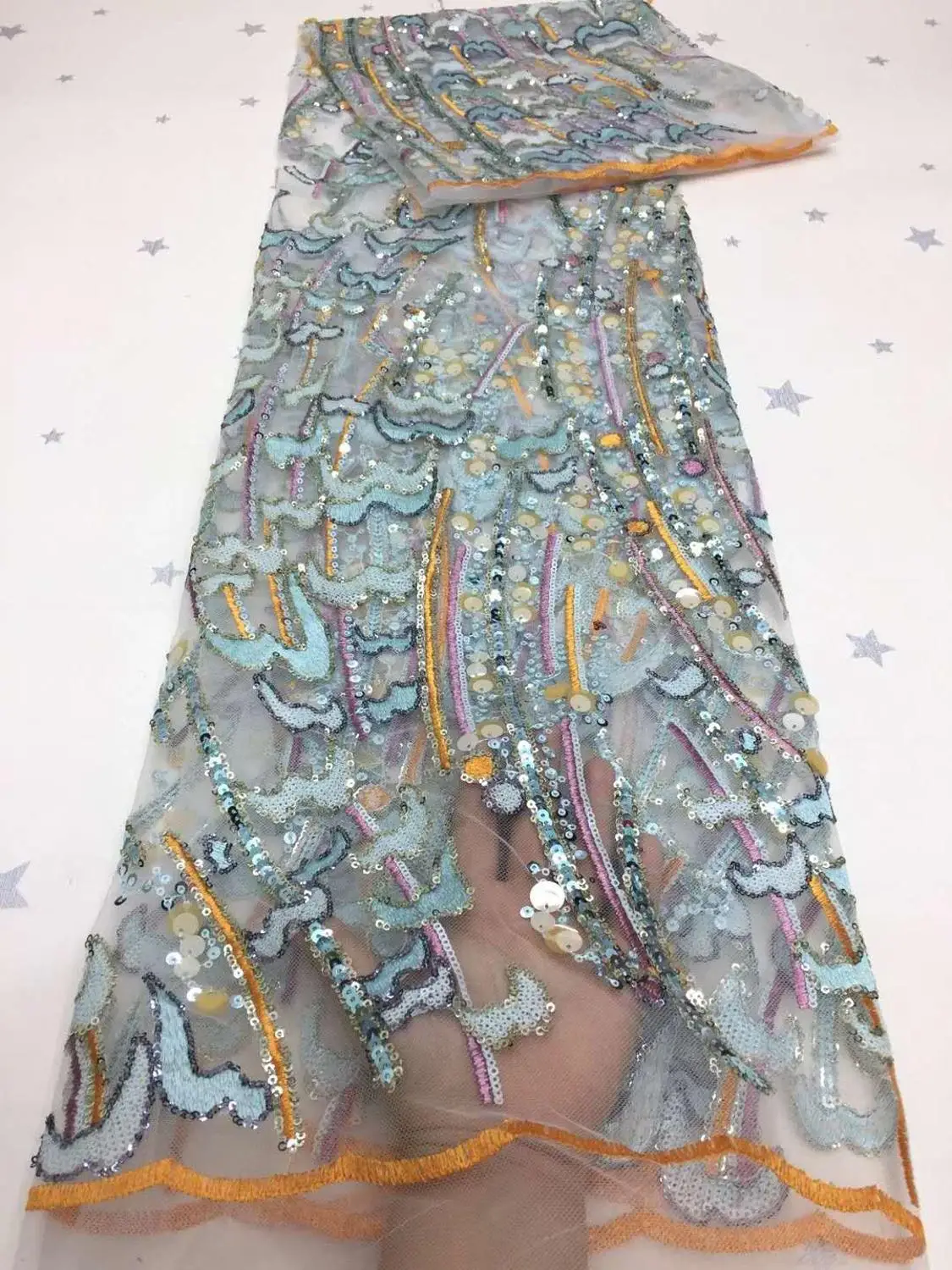New design dress fabric/velvet patch sequin embroidery French mesh tulle lace Africa Nigeria lace fabric for wedding dress party
New design dress fabric/velvet patch sequin embroidery French mesh tulle lace Africa Nigeria lace fabric for wedding dress party